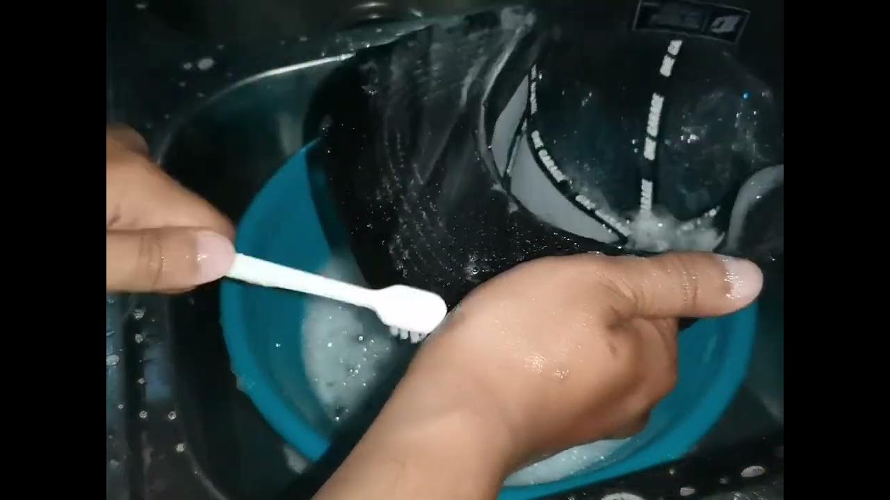 How to clean cap Tips 1G Trucker cap YouTube