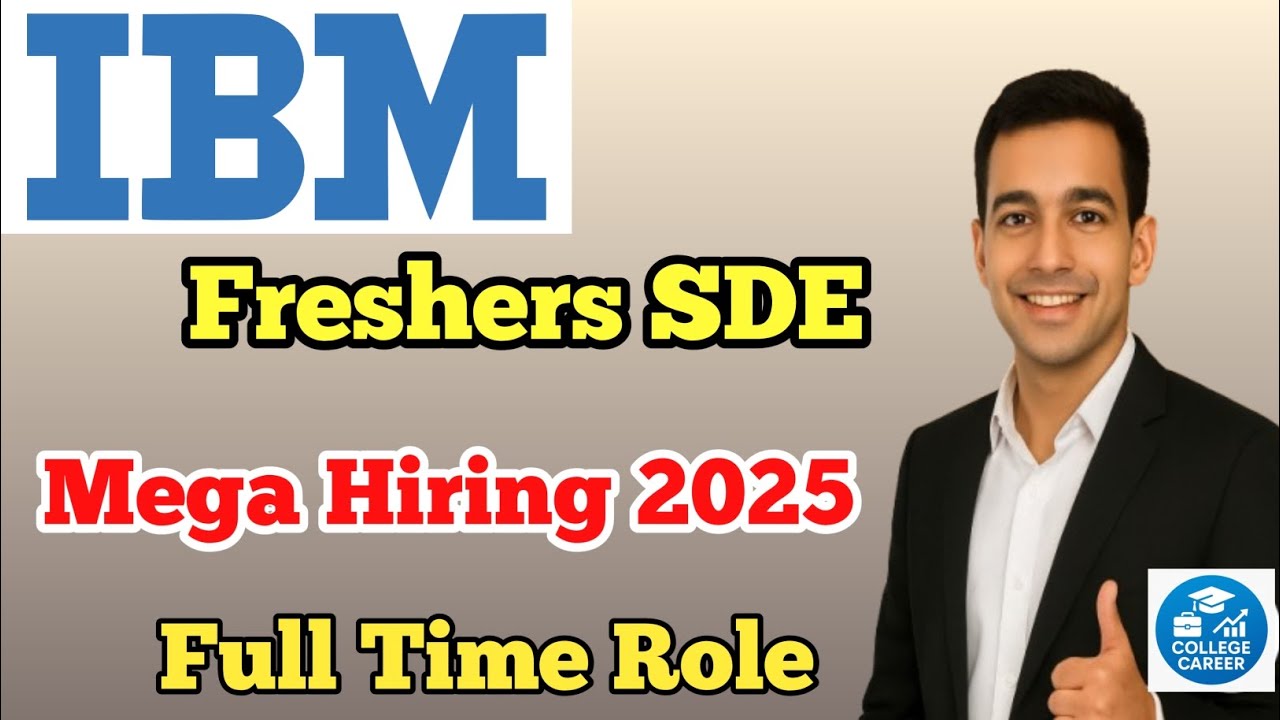 IBM Hiring Freshers 2025 | Software Engineer Hiring | Off campus Mega ...