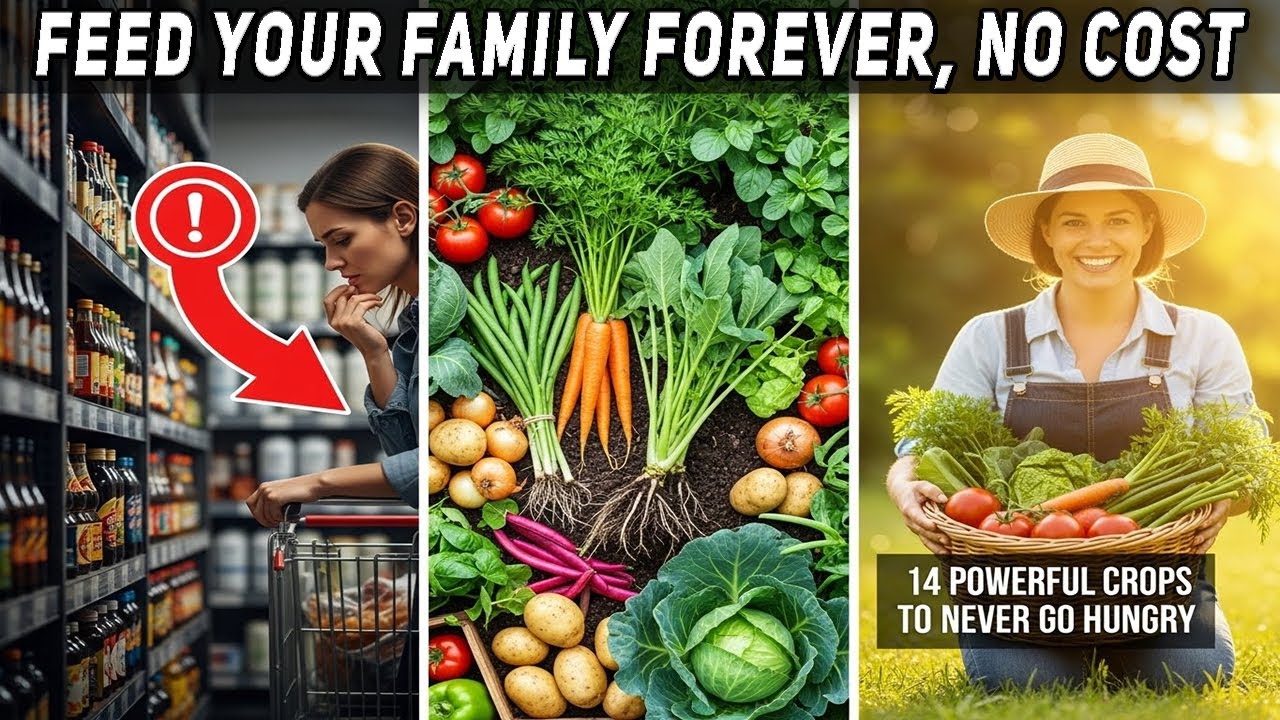 14 Powerful Crops You Can Grow at Home to Never Go Hungry Again - YouTube