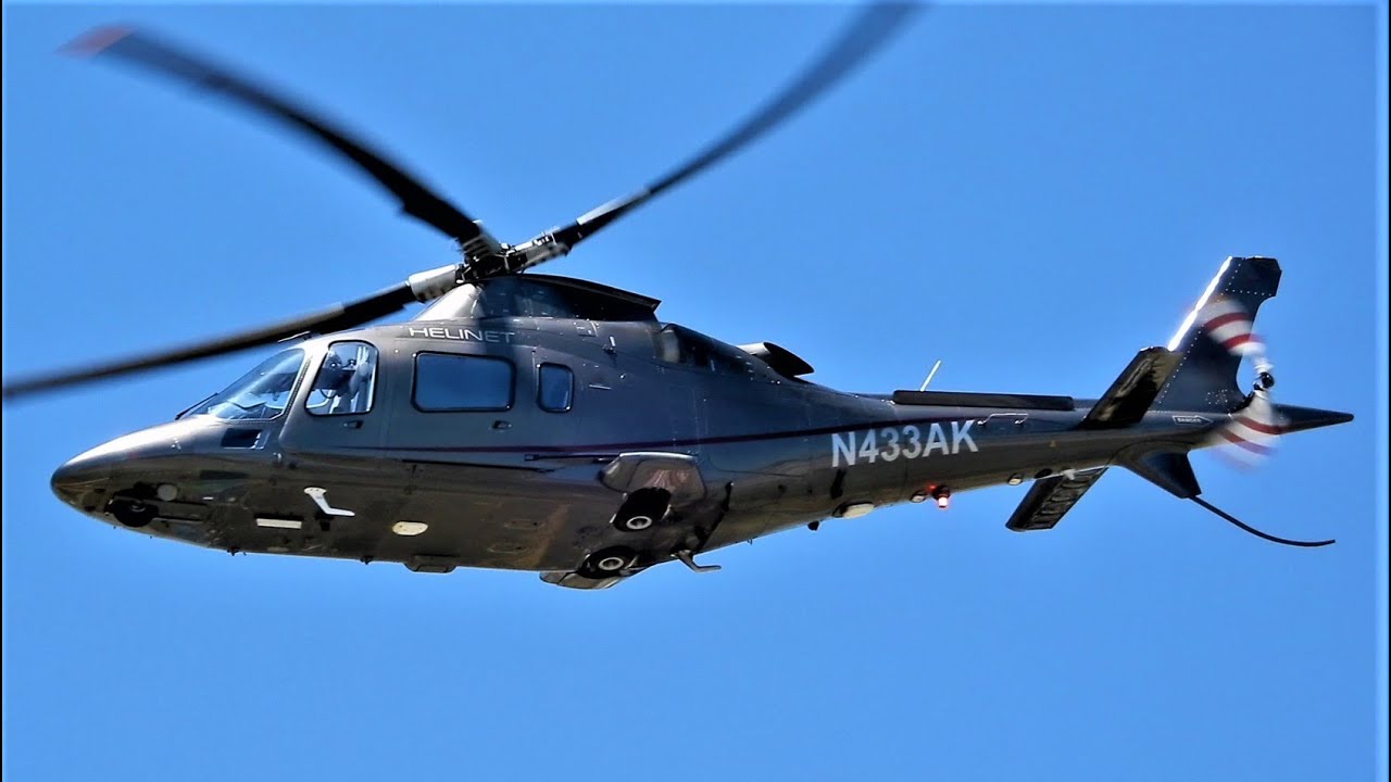 Agusta A109 Start-Up, Takeoff & Landing - N433AK - YouTube Agusta A109 Start-Up, Takeoff & Landing - N433AK - YouTube