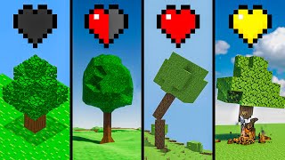 minecraft with different hearts