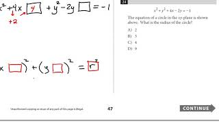 2020 SAT Practice Test #2 - Math Calculator #21-30