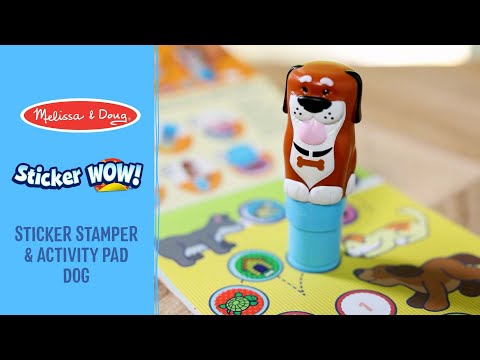 Melissa & Doug Sticker WOW!™ Activity Pad & Sticker Stamper - Dog 