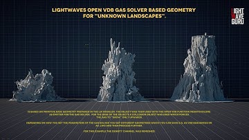TEST 040 open VDB / LightWave GAS SOLVER for "unknown landscapes"