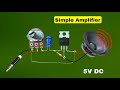 DIY Simple Amplifier Using IRFZ44N MOSFET | Powerfull base
