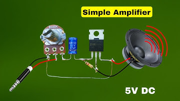 DIY Simple Amplifier Using IRFZ44N MOSFET | Powerfull base