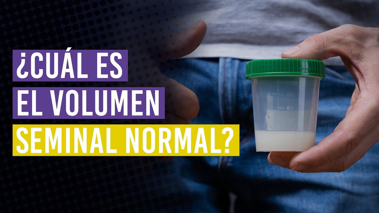 ¿Cuál es el volumen seminal normal? ¿Se puede aumentar el volumen seminal? | Urólogo responde 👨‍⚕️