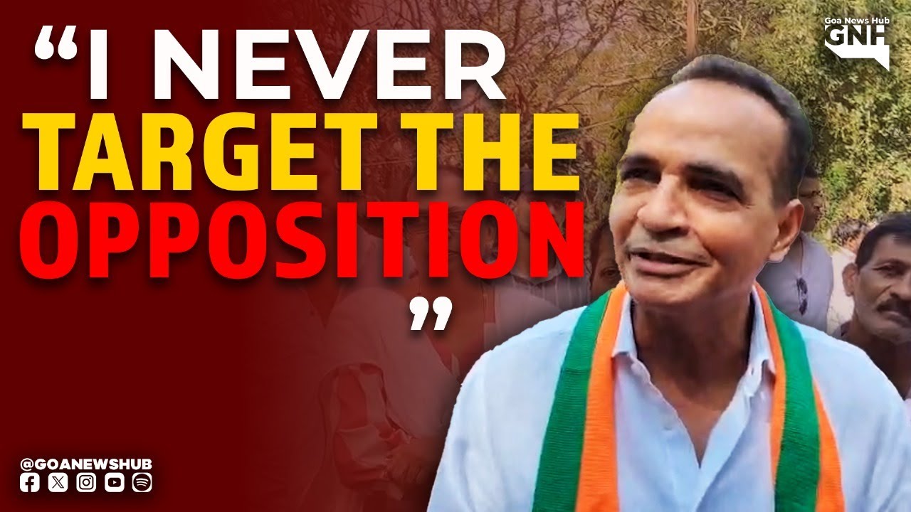 Minister Babush Monserrate on Taleigao Road & MLA Health