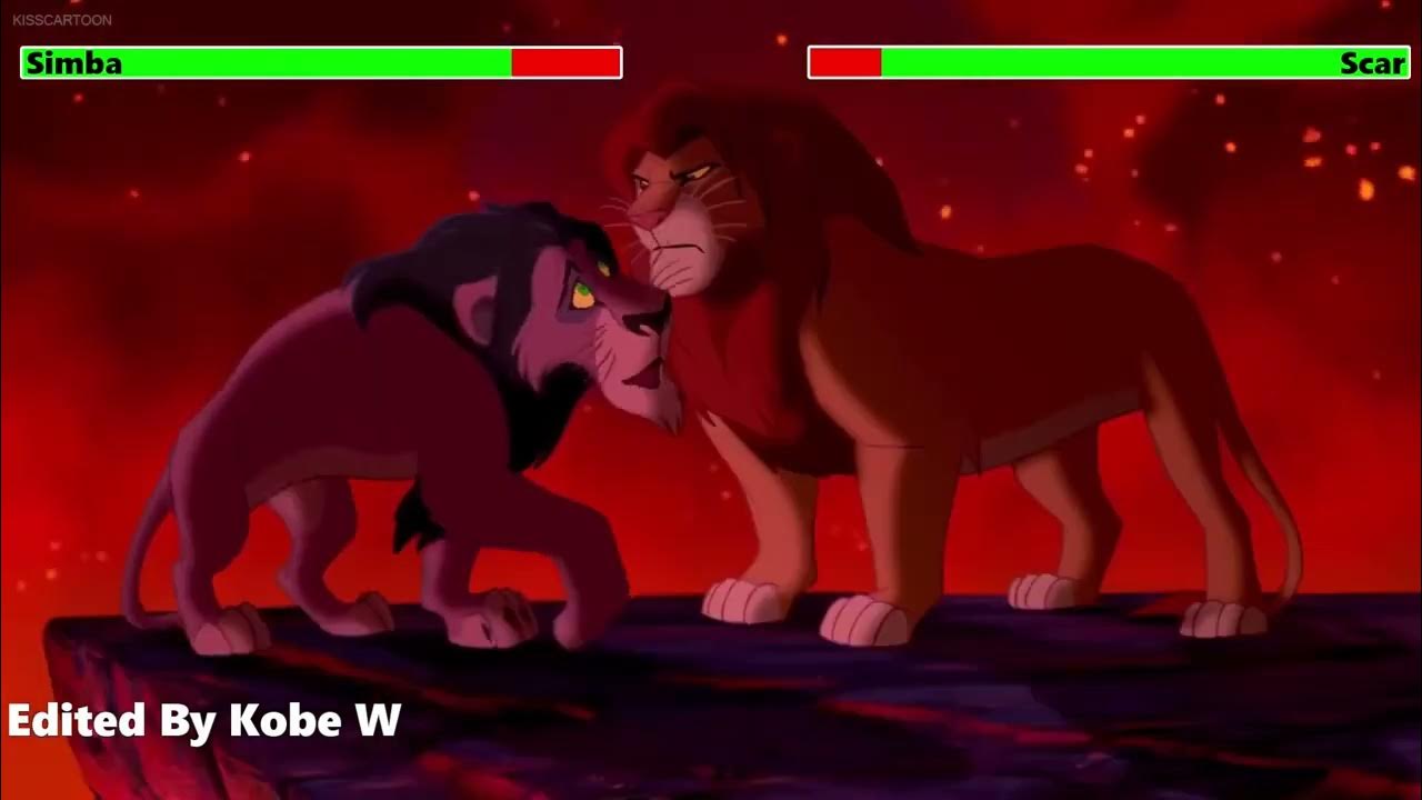 The Lion King Final Battle With Healthbars The Lion King (1994) Final Battle with healthbars 2/2 - YouTube