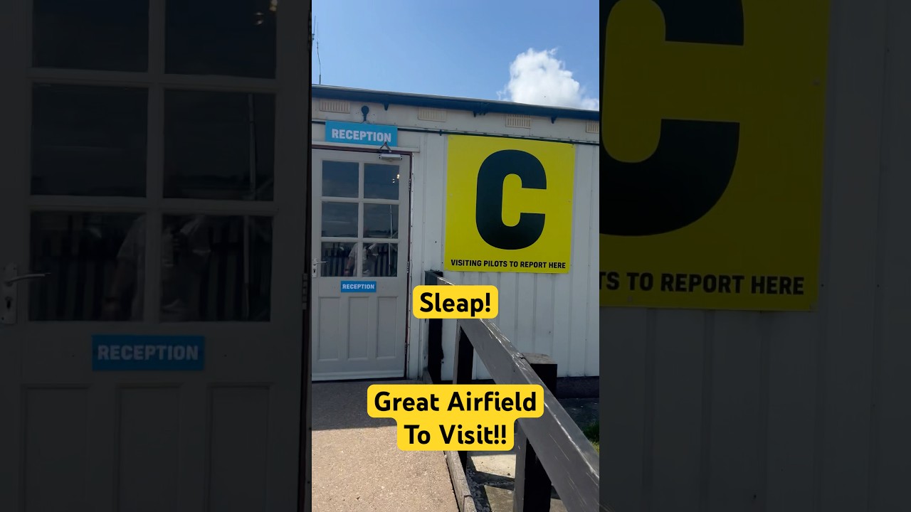 Sleap Airfield EGCV. What a great  place to fly into. Very welcoming and great facilities. 