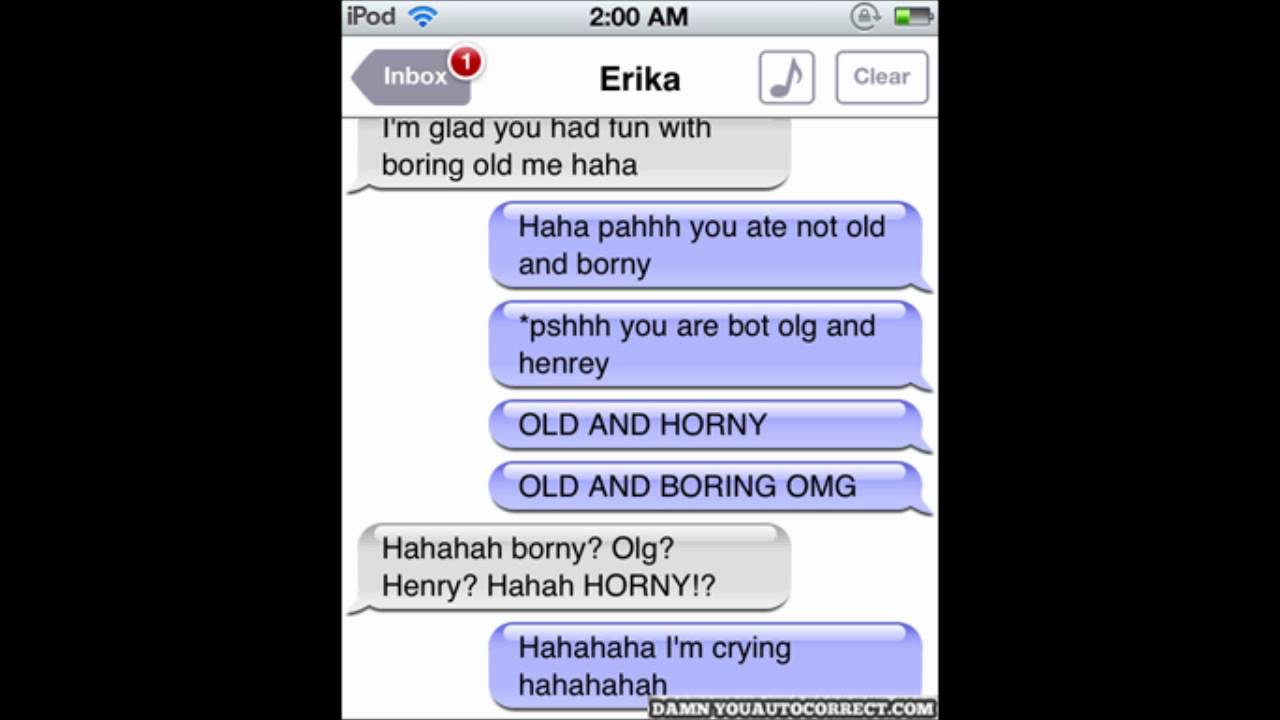 Latest and Funniest iPhone Auto-Correct Fails 2012 Part 1