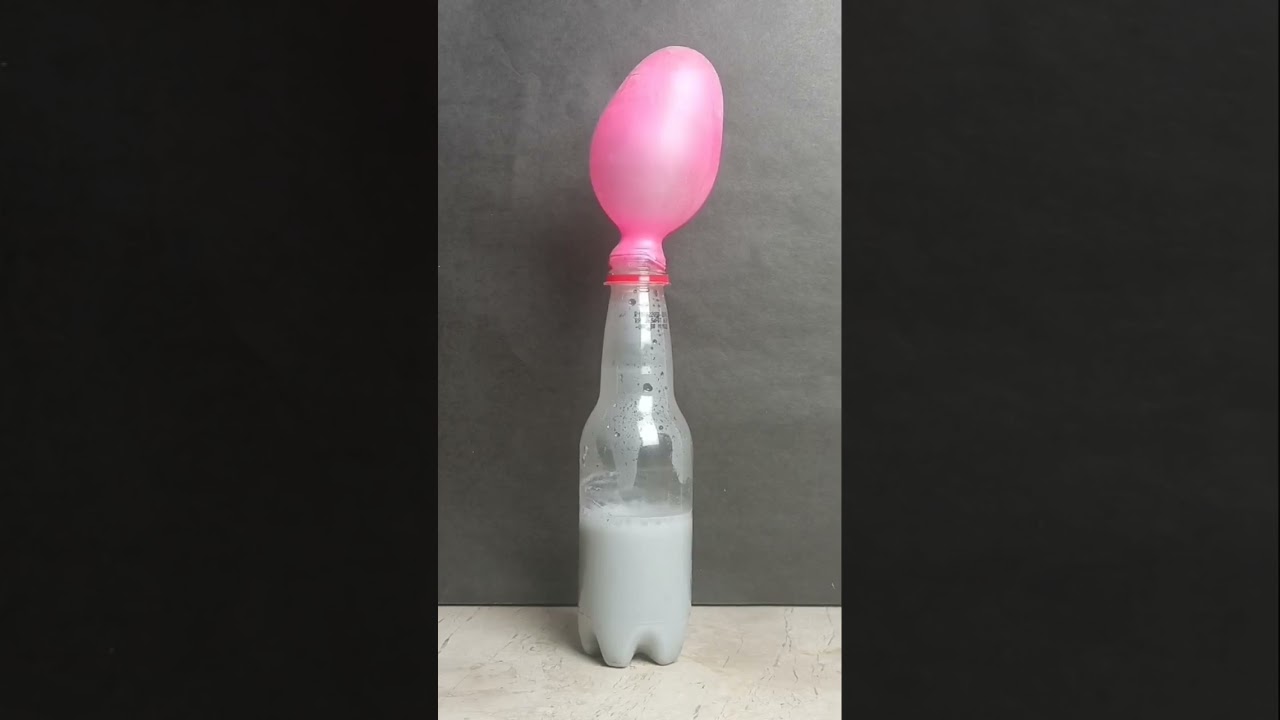 balloon vs calcium carbide awesome science experiment 