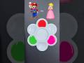Mario, Luigi and Princess Peach #mario #nintendo #satisfying #peach #gaming #luigi #shortvideo #asmr