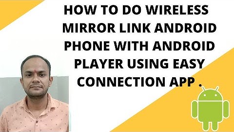 WIRELESS MIRROR LINK with easy connection app# Android car player#wireless mirror link#android #car