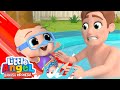 Serunya Belajar Berenang! | Kartun Anak | Little Angel Bahasa Indonesia