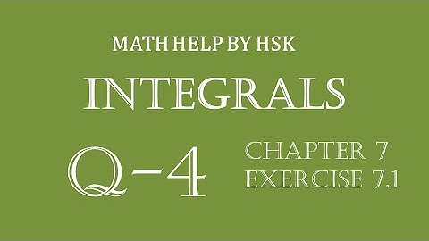 NCERT solution class 12 exercise 7-1 q4