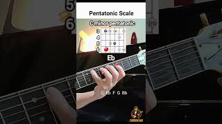 Learn C Major minor pantatonic Scale| 30 Sec Guitar Lesson #shorts