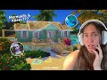 Attempting to build a secret mermaid oasis in the sims 4