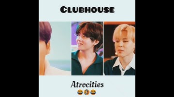Clubhouse app atrocities WhatsApp status| bts version | meme | short video