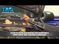 How to Replace Hood Lift Supports 1999-2004 Jeep Grand Cherokee