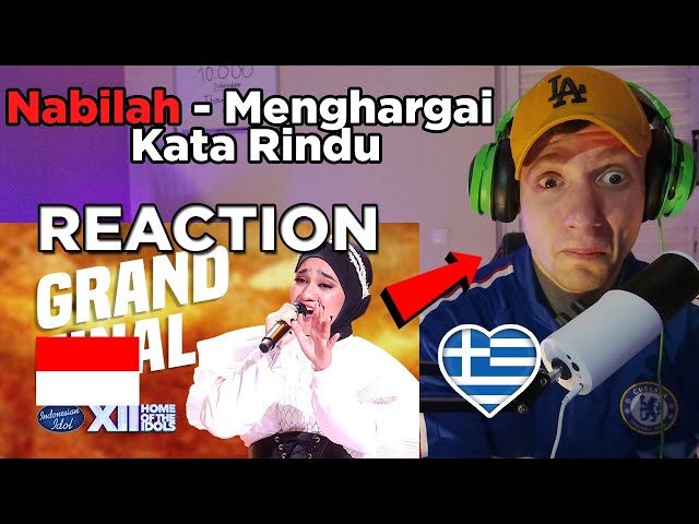 REACTION - INDONESIAN IDOL (Nabilah - Menghargai Kata Rindu) class=