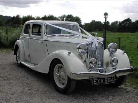 Vintage Triumph Wedding car hire