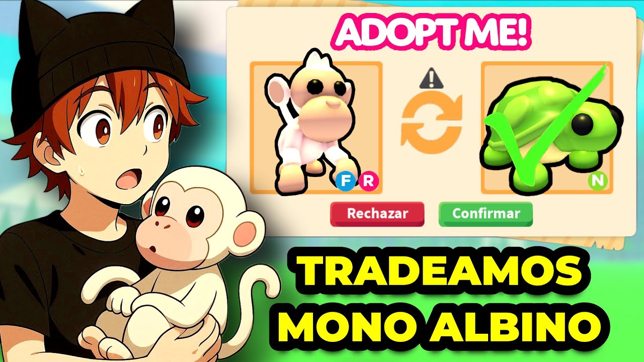 Albino Monkey - Adopt Me Market