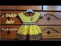 Vestido bebe a crochet tutorial paso a paso. Parte 2 de 2. tığ işi bebek elbisesi