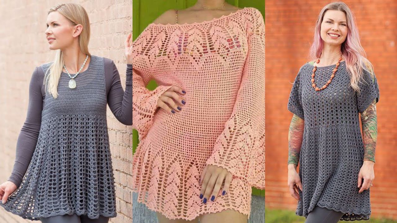 Crochet girls dresses collection // girls frocks designing ideas ...