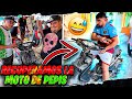 EL PEPINO ANDA AGÜITADO / se llevaron su moto y la dejaron irreconocible (PATRÓN NETO)