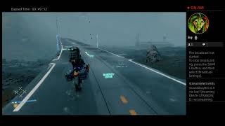 Death Stranding - Road 100% Built - Showing Map and Lap Around the Map