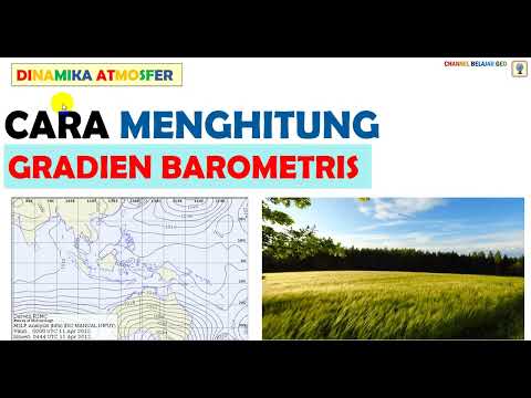 Cara Menghitung Gradien Barometris.