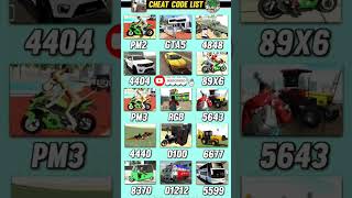 Real code 💥 Indian bike driving 3d all new cheat code update + plugin cheat code#shortvideo