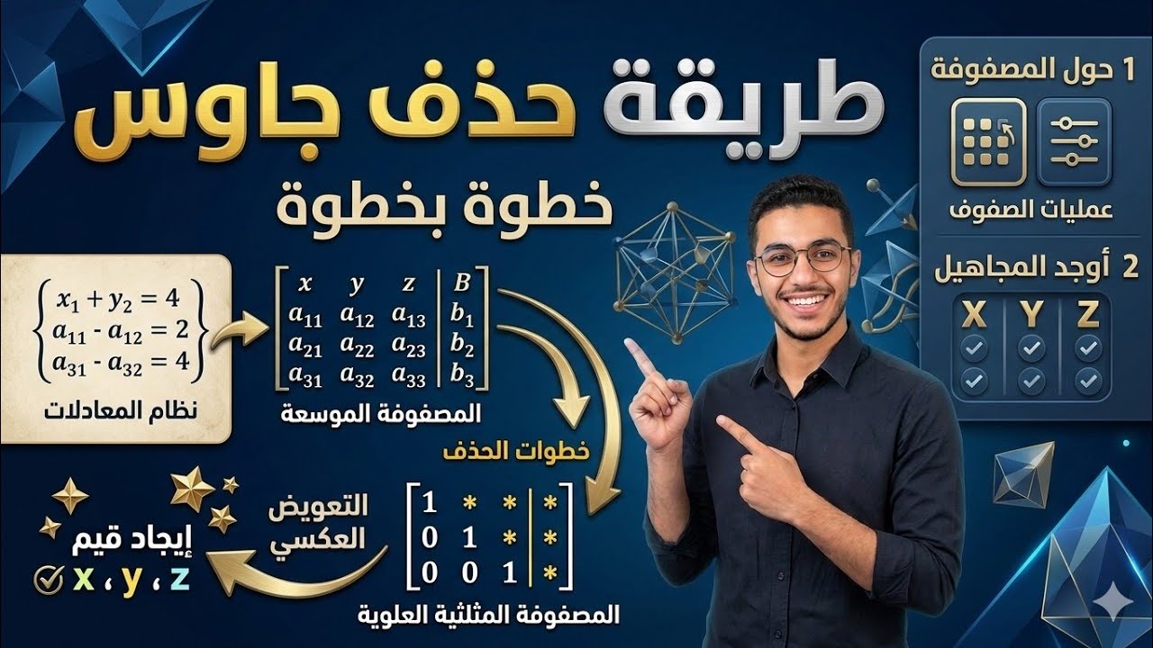 جاوس الميشن | Gauss Elimination