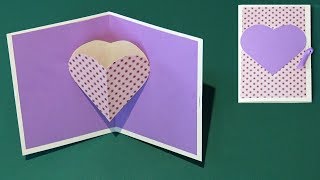 DIY Carte Pop-up Coeur Facile