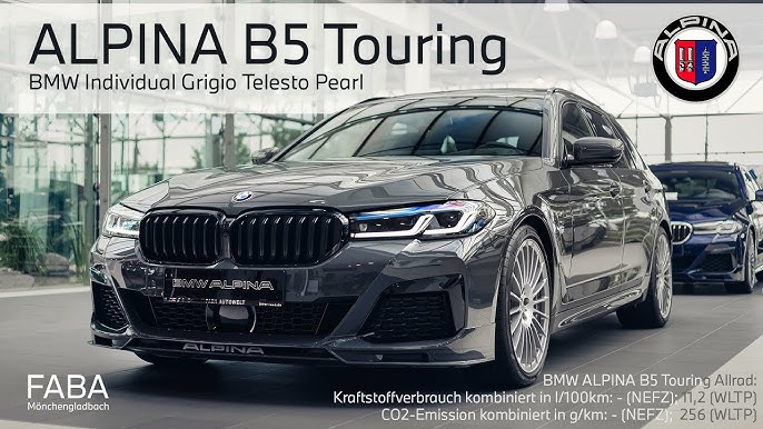 🔥621 HP BMW Alpina B5 BiTurbo Touring LCI Sophisto Grey Brilliant Effect  Metallic at Fabas BMW 