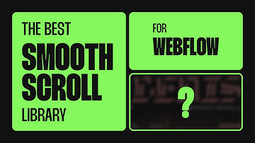The BEST smooth scrolling library for your Webflow website! (Lenis)