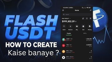Flash USDT kaise banaye?  How to Create Flash USDT TRC20