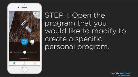 BEYOND App Tutorial: Personal Program