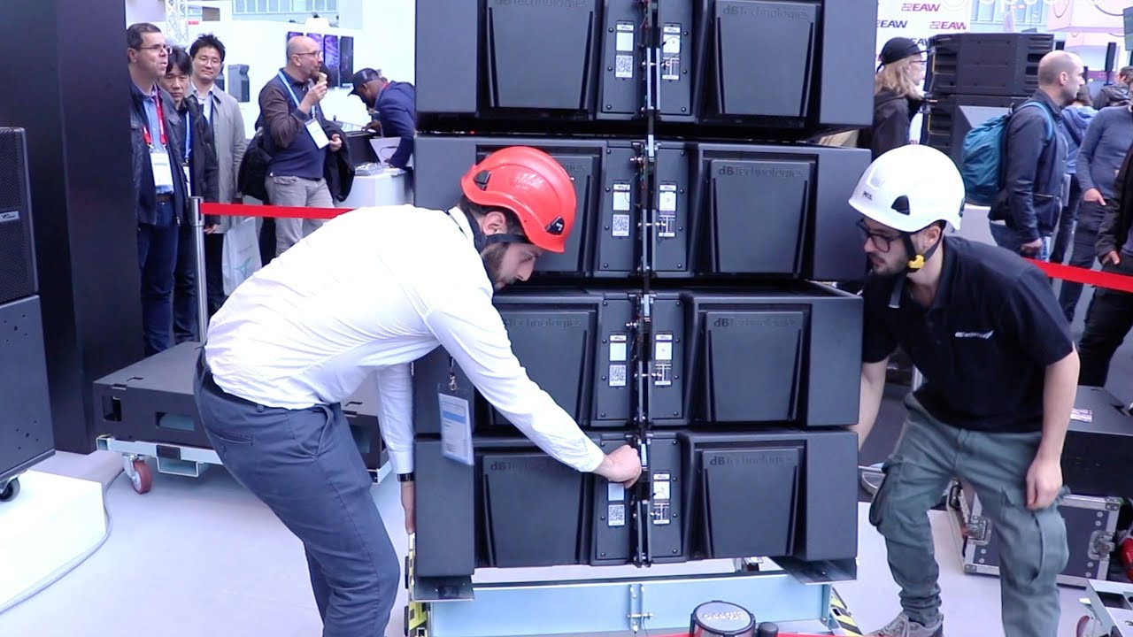 dBTechnologies VIO L212: Podwieszanie i kątowanie systemu! [RIGGING DEMO]