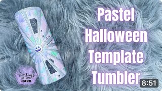 Pastel Halloween Template Tumbler Tutorial