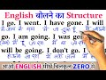 English Speaking Structure / Zero से इंग्लिश पढ़ना कैसे सीखें / अंग्रेजी कैसे सीखें / Spoken English