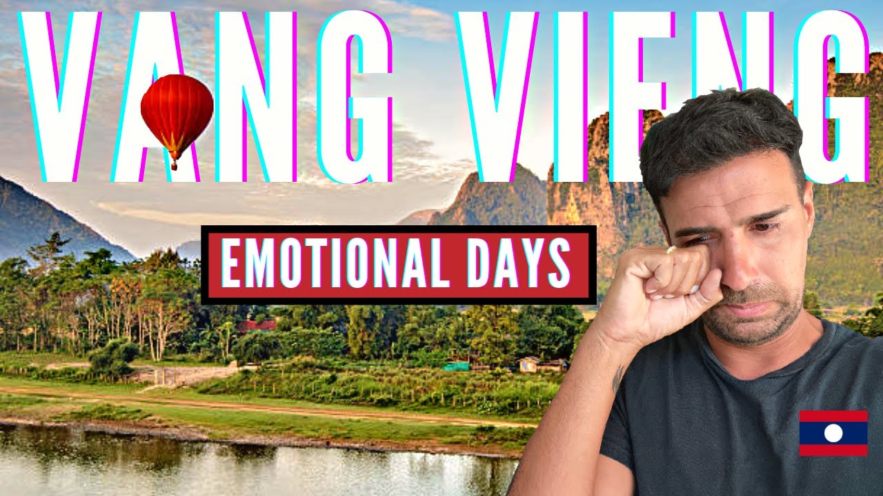 EMOTIONAL MOTORBIKE RIDE IN LAOS 🇱🇦 Vang Vieng is unbelievable, but I feel sad. 😥