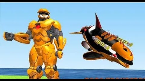 Robot Whale Attack | Orca Whale Transform Robot Android GamePlay | By Game Crazy