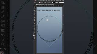 How to make spiral disc text effect in adobe illustrator. #graphicdesign #tutorial