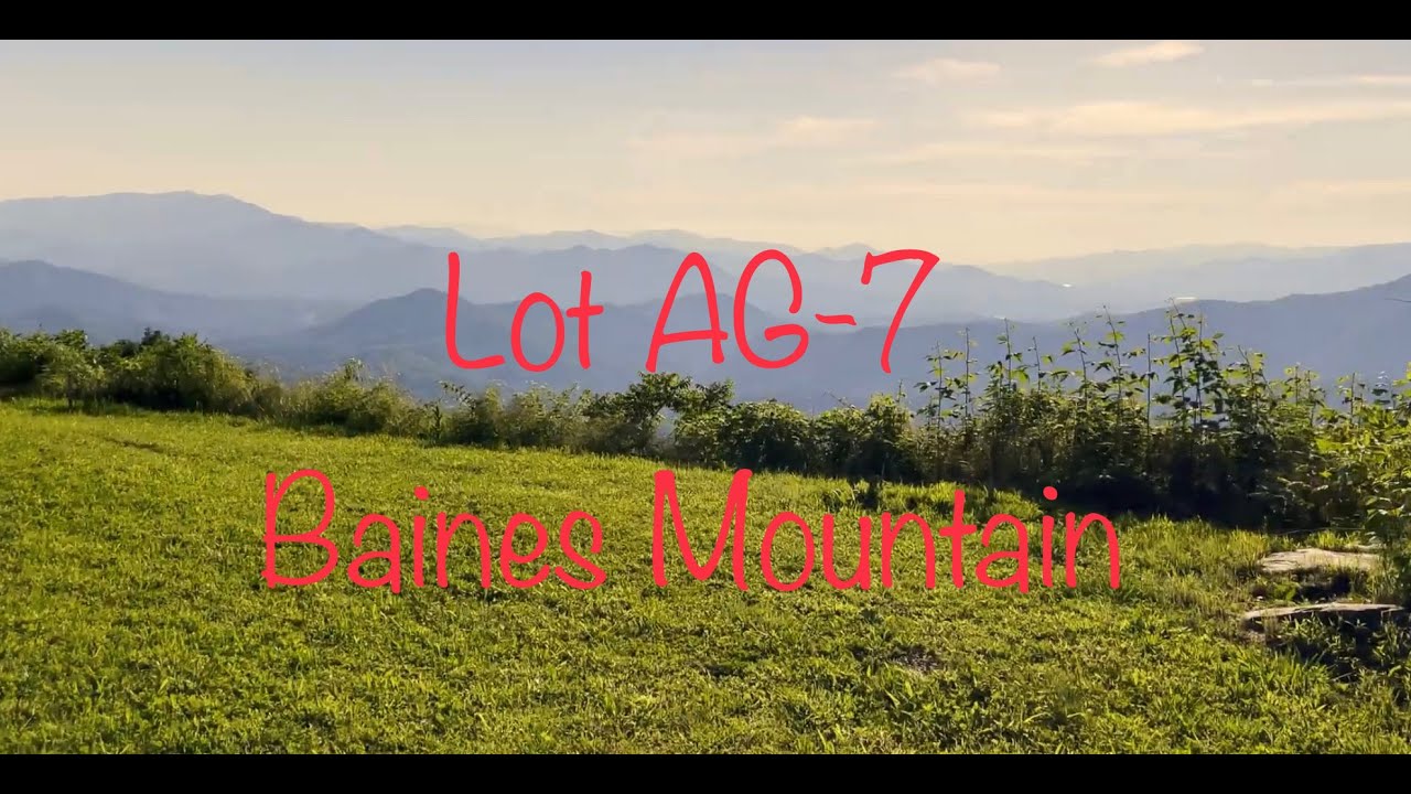 FOR SALEBryson CityLot AG7 Baines Mountain Country Estates YouTube