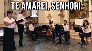 Video voorbeeld van "Te amarei Senhor (com letra) - Música católica"