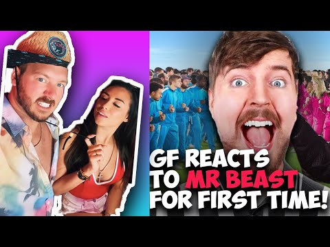 Girlfriend Reacts To Mr Beast '100 Girls Vs 100 Boys For 500,000'