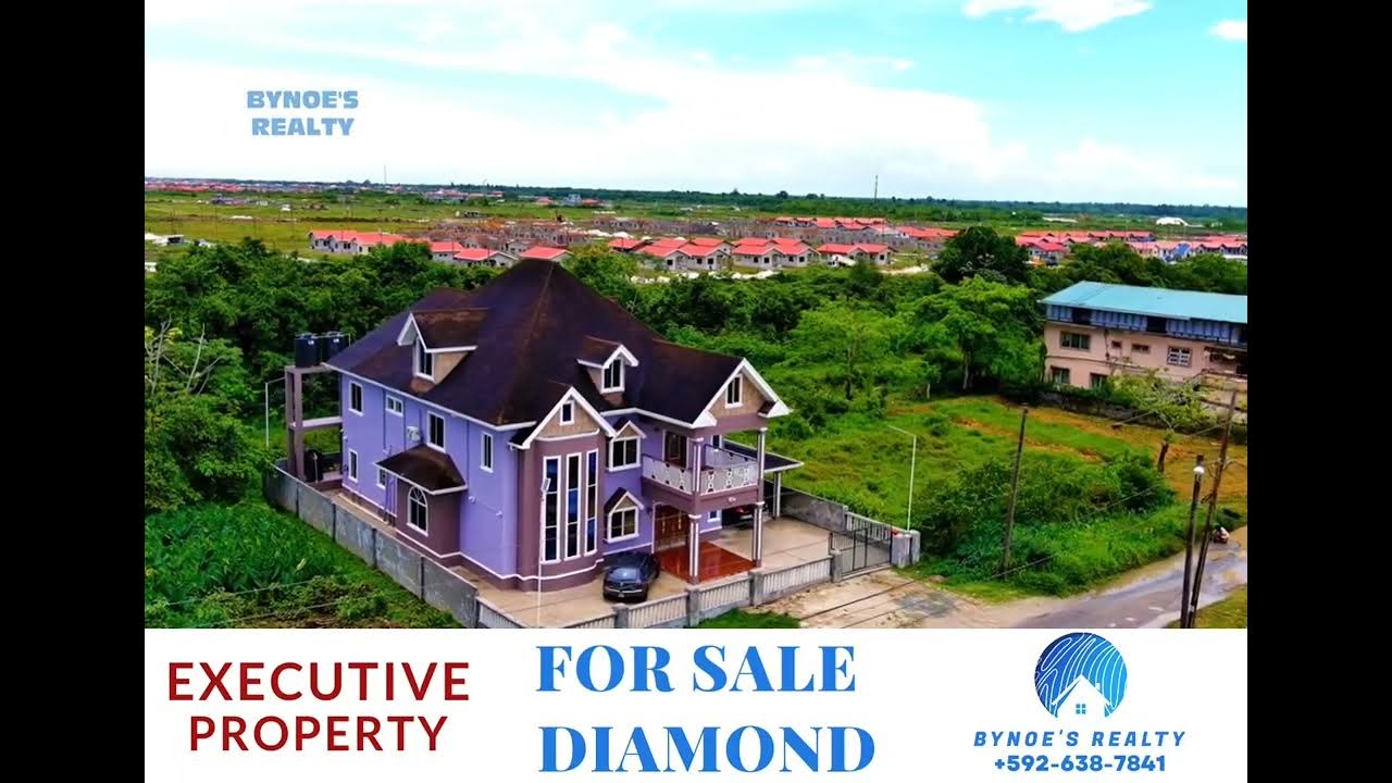 Diamond Luxury property for sale Real Estate in Guyana YouTube