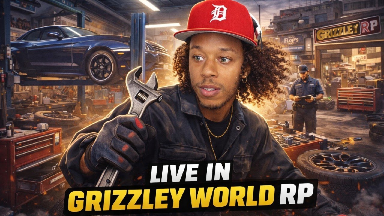🦈 ALMOST MONETIZED 💰🔥 SUB GOAL 2K | Serious BENNY’S Mechanic RP | Grizzley World WHITELIST